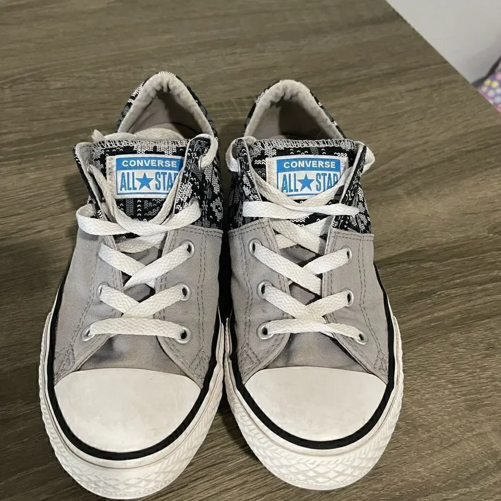 Converse all star Madison wolf gray pattern 3